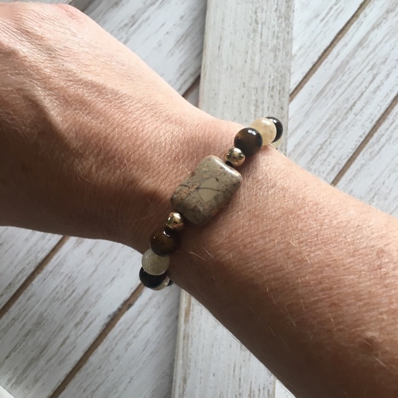 🎉HP🎉Gemstone Bead Bracelet for Abundance - Picture 2 of 4